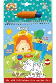 Pieski. Malowanka z wodnym flamastrem