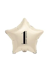 Godan BALON FOL GWIAZDA 1 KREM 44CM GO B/C