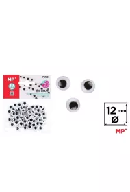 Mp Main Paper Oczy ruchome samoprzylepne 12mm
