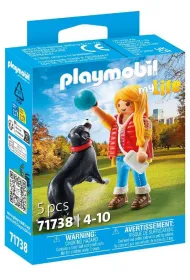 Playmobil My Life Dziewczynka z psem pasterskim 71738