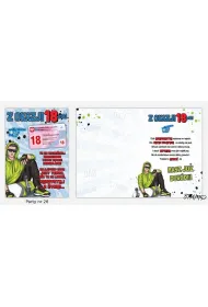 Stamp Karnet Party B6 + koperta wz�r nr 26 Urodziny 18