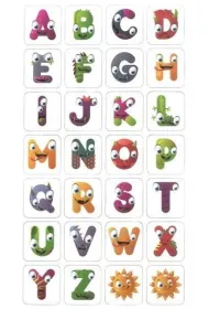 Fandy Magnesy 28 szt Litery