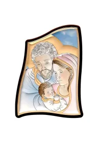 Obrazek srebrny �wi�ta Rodzina 7x5cm