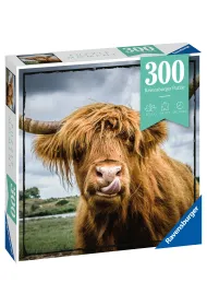 Puzzle 300 el. Moment. Szkocka krowa Ravensburger