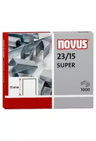 Novus Zszywki 23/15 super 1000 szt.