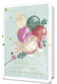 Pan Dragon Karnet B6 Urodziny pastelowe, balony HM-200-3013