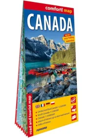 Canada laminowana mapa samochodowo-turystyczna 1:2 500 000 1:5 500 000 1:10 000 000