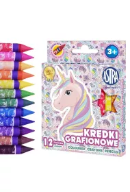 Kredki �wiecowe Astrakids grafionowe, 12 kol. - Jednoro�ec (316121009)