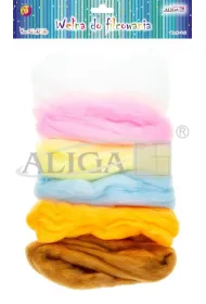 Aliga We�na do filcowania 6 kolor�w x 8 g WF-7826