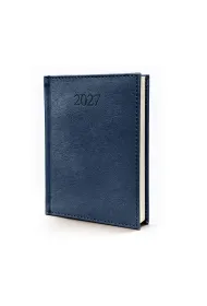 Kalendarz 2027 A6 Figaro Dzienny Granatowy