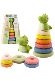 Piramida sensoryczna mi�kka gumowa dinozaur eko LeanToys