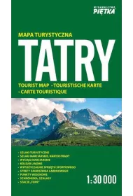 Tatry. Mapa turystyczna w skali 1:30 000