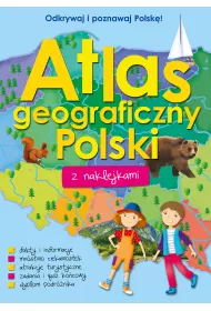Atlas geograficzny Polski z naklejkami
