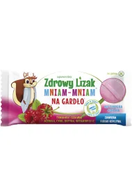 Starpharma Lizak o smaku malinowym na gard�o bezglutenowy - suplement diety 6 g