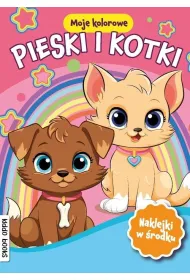 Moje kolorowe pieski i kotki