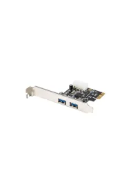 Lanberg Karta PCI Express - USB 3.1 Gen.1 2 porty + led niskoprofilowy