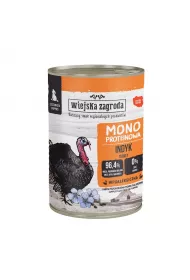 Wiejska Zagroda Karma mokra dla psa Monobiakowa Indyk (szczeniak) 400 g
