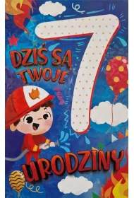 Yeku Karnet Urodziny 7 ch�opiec