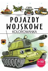 Pojazdy wojskowe. Kolorowanka