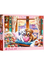 Puzzle 500 Szczeni�ca mi�o�� TREFL