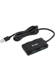 YHB 4341BK Hub 4x USB 3.0 black YENKEE