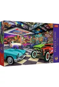 Puzzle 1000 Gara kolekcjonera samochodw TREFL