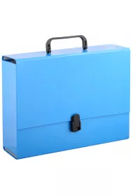 Penmate Teczka z r�czk� A4 niebieska 10 cm