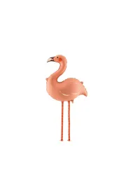 PartyDeco Balon foliowy Flaming, 65x67 cm, koralowy