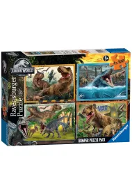 Puzzle 4x100 el. 2D Jurassic World Bumper Pack Ravensburger
