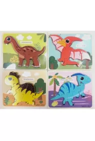 Puzzle drewniane dinozaury Toys Pawe� Wojda