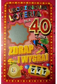 Yeku Karnet Urodziny 40 damskie