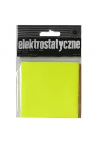 Ziemia Obiecana Karteczki elektrostatyczne samoprzylepne Neon ��te 75x75 mm 100 kartek