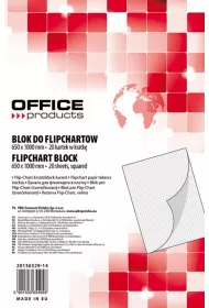 Q-connect Blok do flipchartw kratka, 65 x 100 cm 20 kartek