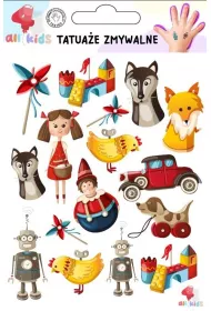 Tatuae zmywalne dla dzieci Zabawki All4Kids