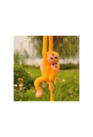 Maskotka ma�pka z dzieckiem ��ta 90cm LeanToys
