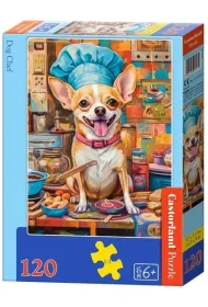 Puzzle 120 el. Dog Chef Castorland