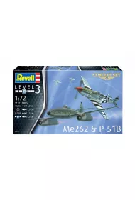 Samolot 1:72 Me 262 & P-51B