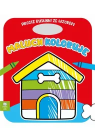 Maluch koloruje. Domek dla psa