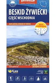 Mapa turystyczna - Beskid �ywiecki cz.wschodnia
