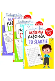 Pakiet Kaligrafia: Akademia pisania literek, Akademia pisania cyferek, Akademia pisania po �ladzie