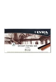 Lyra Kredki pastelowe Brown 12 szt.