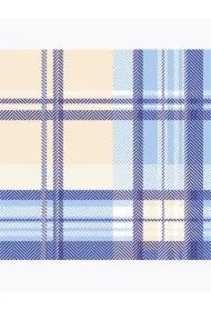 Serwetki DAISY Lunch SD 330x330 Kratka niebieska 043501