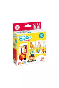 Puzzle 20 el. Cyferki Bright Junior Media