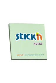 Stickn Notes samoprzylepny Pastel zielony 76 x 76 mm