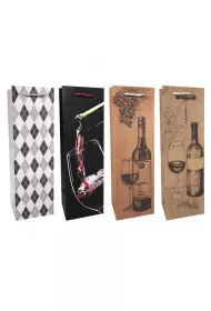incood. Torba prezentowa 10,5x33 Butelka mix
