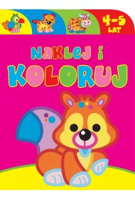 Naklej i koloruj 4-5 lat