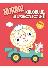 Hurra! Koloruj� nie wychodz�c poza linie. Lew