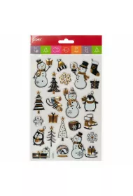 Arpex Naklejki �wi�teczne 3D Glamour 14x25 cm