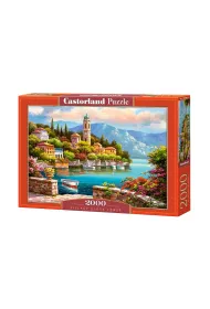 Puzzle 2000 el. Village Clock Tower Castorland