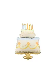 PartyDeco Balon foliowy Tort 62x104cm